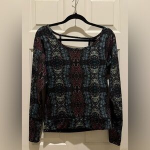 STUDIO by Capezio Dance Long Sleeve Top Sweatshirt Size Small